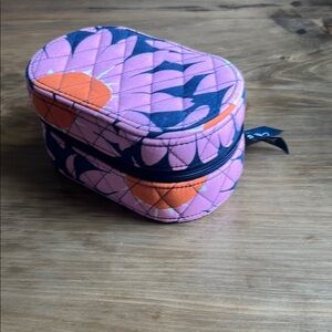 Vera Bradley Colorful Quilted jewelry Case
